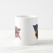 Flag Chesapeake Bay Retriever Kaffeetasse (Mittel)