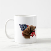 Flag Chesapeake Bay Retriever Kaffeetasse (Links)