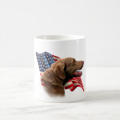 Flag Chesapeake Bay Retriever Kaffeetasse (Mittel)