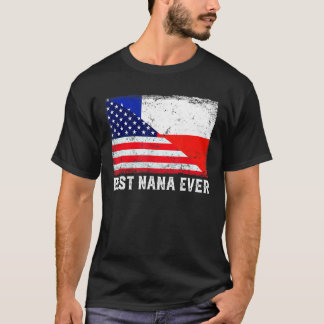 Flag Chile Beste Nana-je-Familie T-Shirt