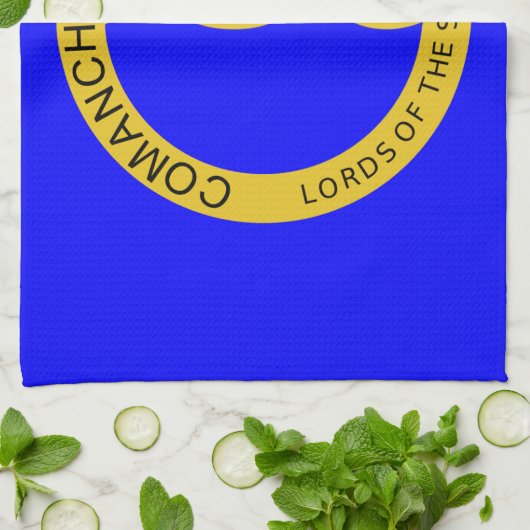 Flag Comanche Nation Handtuch (Gefaltet)