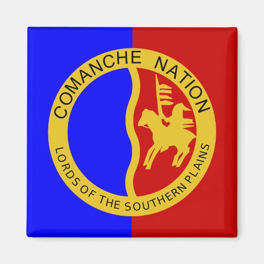 Flag Comanche Nation Magnet (Vorne)