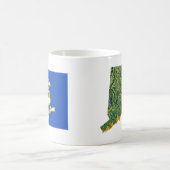 Flag Connecticut + Karte Tasse (Mittel)