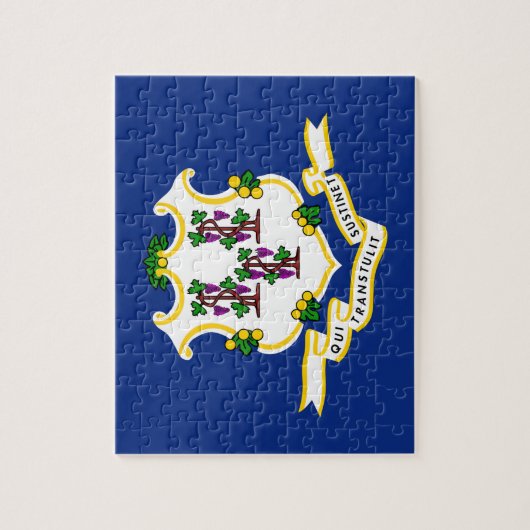Flag Connecticut State 8x10 Puzzle (Vertikal)