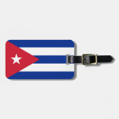Flag Cuba Easy ID Personal Gepäckanhänger (Vorderseite horizontal)