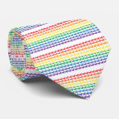 Flag Dackel Gay Pride Krawatte (Gerollt)