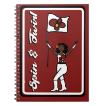 Flag Dancer Red Blume Notebook