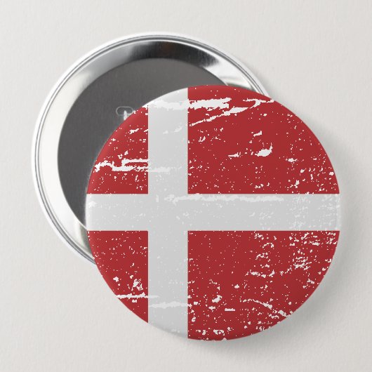 FLAG DÄNEMARKS BUTTON (Vorne & Hinten)