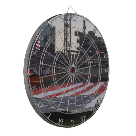 Flag Dartboard Dartscheibe (Vorderseite Links)