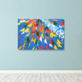 Flag-Dekoration Leinwanddruck (Insitu (Holzboden))