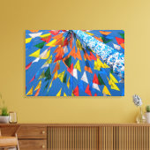 Flag-Dekoration Leinwanddruck (Insitu (Wohnzimmer))