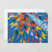 Flag-Dekoration Postkarte (Vorne/Hinten)