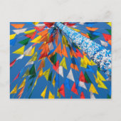 Flag-Dekoration Postkarte (Vorderseite)