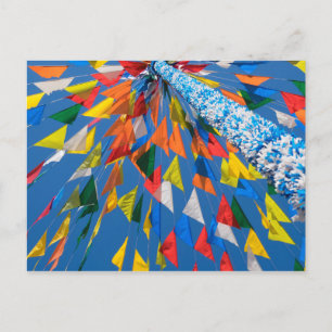 Flag-Dekoration Postkarte