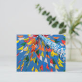 Flag-Dekoration Postkarte (Stehend Vorderseite)