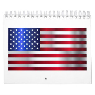 Flag der amerikanischen US Flagge Kalender