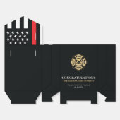 Flag der Feuerwehr-Akademie Abschluss Red Line Geschenkschachtel (Ungefaltet)