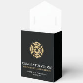 Flag der Feuerwehr-Akademie Abschluss Red Line Geschenkschachtel (Offen)