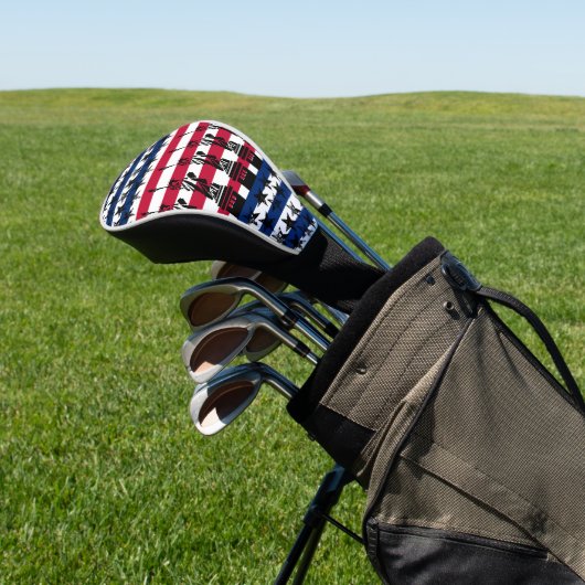 Flag der Freiheit der amerikanischen Lady Liberty Golf Headcover (In SItu)