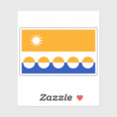 Flag der Grafschaft Banffshire, Schottland Aufkleber (Blatt)
