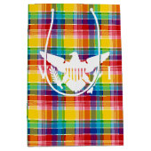 Flag der Jungfrau, Madras Mittlere Geschenktüte (Vorderseite)