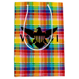 Flag der Jungfrau (Schwarz), Madras Mittlere Geschenktüte