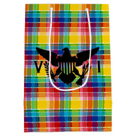 Flag der Jungfrau (Schwarz), Madras Mittlere Geschenktüte