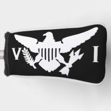 Flag der Jungfrau, Schwarz und Weiß