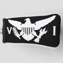 Flag der Jungfrau, Schwarz und Weiß Golf Headcover