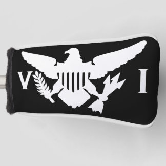 Flag der Jungfrau, Schwarz und Weiß Golf Headcover