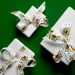 Flag der Jungfrauen der USA 3" Breite Ribbon Satinband