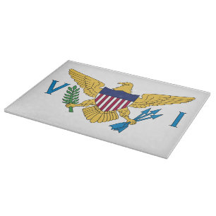 Flag der Jungfrauen der Vereinten Staaten Schneidebrett