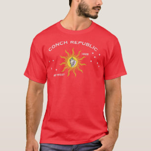 FLAG DER KEY WEST FLORIDA CONCH REPUBLIK T-Shirt