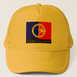 Flag der mit Monogramm Indianergemeinschaft Truckerkappe