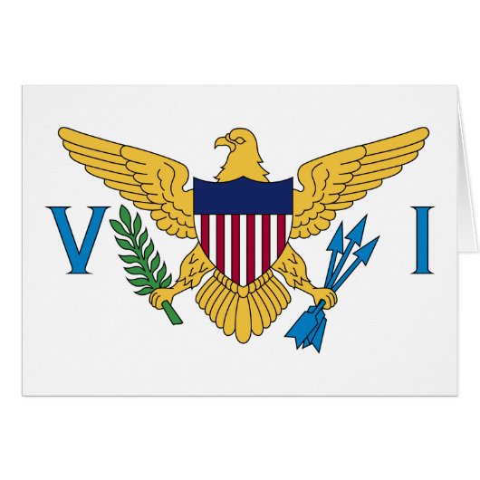 Flag der Patriotischen Amerikanischen Jungfrau (Vorderseite (Horizontal))