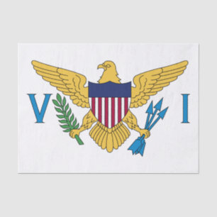 Flag der Patriotischen Amerikanischen Jungfrau Seidenpapier