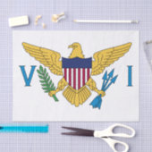 Flag der Patriotischen Amerikanischen Jungfrau Seidenpapier (Handwerk)