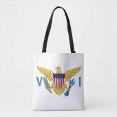 Flag der Patriotischen Amerikanischen Jungfrau Tasche (Vorderseite)