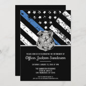 Flag der Polizeibehörde für die Strafverfolgung Einladung (Vorne/Hinten)