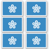 Flag der Präfektur Fukuoka, Japan Aufkleber (Vorderseite)