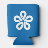 Flag der Präfektur Fukuoka, Japan Dosenkühler (Rückseite)