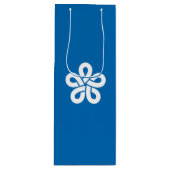 Flag der Präfektur Fukuoka, Japan Geschenktüte Für Weinflaschen (Vorderseite)