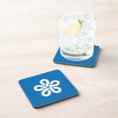 Flag der Präfektur Fukuoka, Japan Getränkeuntersetzer (Rechte Seite)