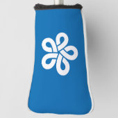 Flag der Präfektur Fukuoka, Japan Golf Headcover (Rotieren 90)