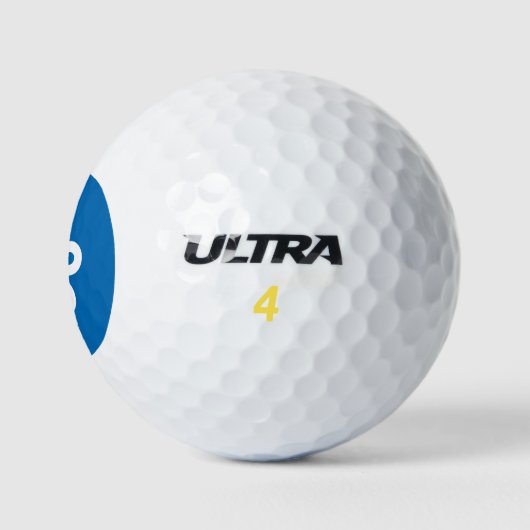 Flag der Präfektur Fukuoka, Japan Golfball (Logo)