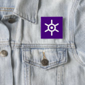 Flag der Präfektur Tokio, Japan Button (Beispiel)