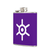 Flag der Präfektur Tokio, Japan Hip Flask Flachmann (Links)