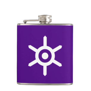 Flag der Präfektur Tokio, Japan Hip Flask Flachmann