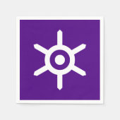 Flag der Präfektur Tokio, Japan Paper Napkins Serviette (Vorderseite)