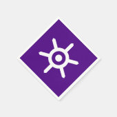 Flag der Präfektur Tokio, Japan Paper Napkins Serviette (Ecke)